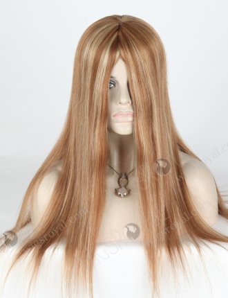 Beautiful Champagne Blonde Highlights No Glue Wig GL-08088