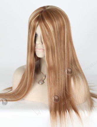 Beautiful Champagne Blonde Highlights No Glue Wig GL-08088