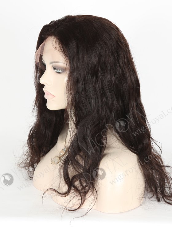 In Stock Indian Remy Hair 18" Body Wave 1b# Color Lace Front Wig SLF-01044-6814