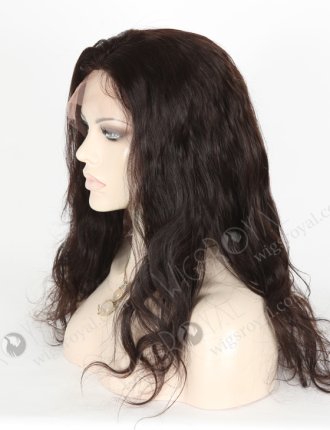 In Stock Indian Remy Hair 18" Body Wave 1b# Color Lace Front Wig SLF-01044