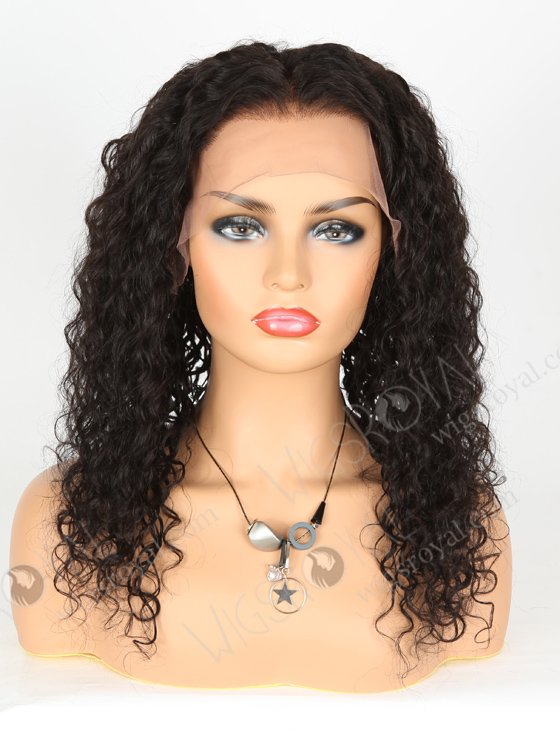 In Stock Indian Remy Hair 18" Molado Curly Natural Color Lace Front Wig SLF-01247-6864