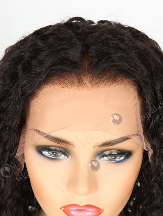 In Stock Indian Remy Hair 18" Molado Curly Natural Color Lace Front Wig SLF-01247-6866