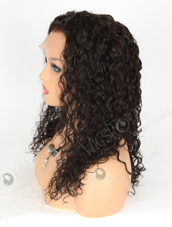 In Stock Indian Remy Hair 18" Molado Curly Natural Color Lace Front Wig SLF-01247-6865