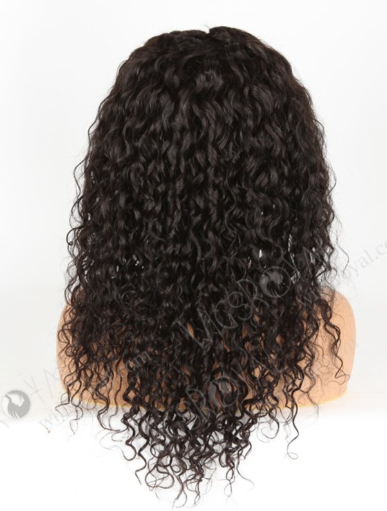 In Stock Indian Remy Hair 18" Curly 15mm Natural Color Lace Front Wig SLF-01246-6859