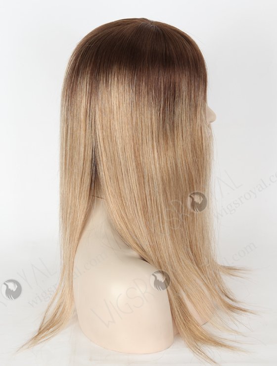 In Stock European Virgin Hair 16" Straight B116 Color Silk Top Glueless Wig GL-08060-6759