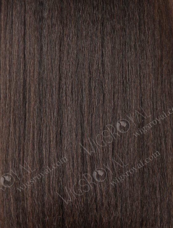 In Stock Malaysian Virgin Hair 20" Italian Yaki Natural Color Silk Top Full Lace Wig STW-313-6884