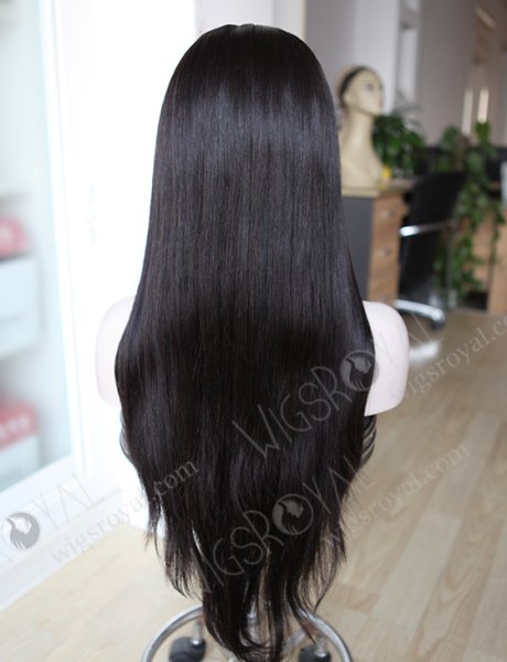 High Density 200% Peruvian Virgin Human Hair Silk Base Full Lace Wigs WR-ST-038