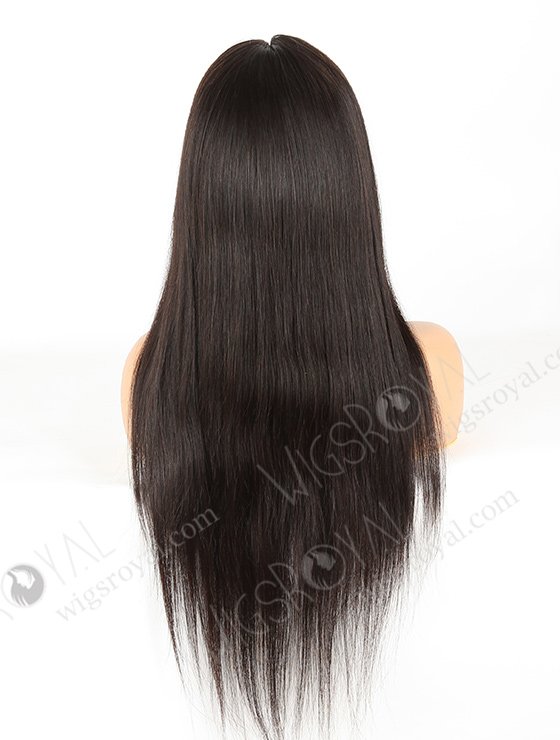 In Stock Indian Remy Hair 22" Straight Natural Color Full Lace Wig FLW-01628-7505