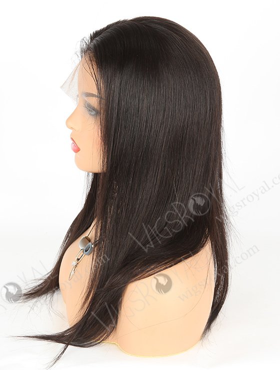 In Stock Indian Remy Hair 16" Straight Natural Color Full Lace Wig FLW-01166-7053