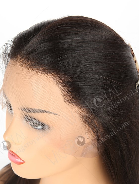 In Stock Indian Remy Hair 16" Straight Natural Color Full Lace Wig FLW-01166-7056