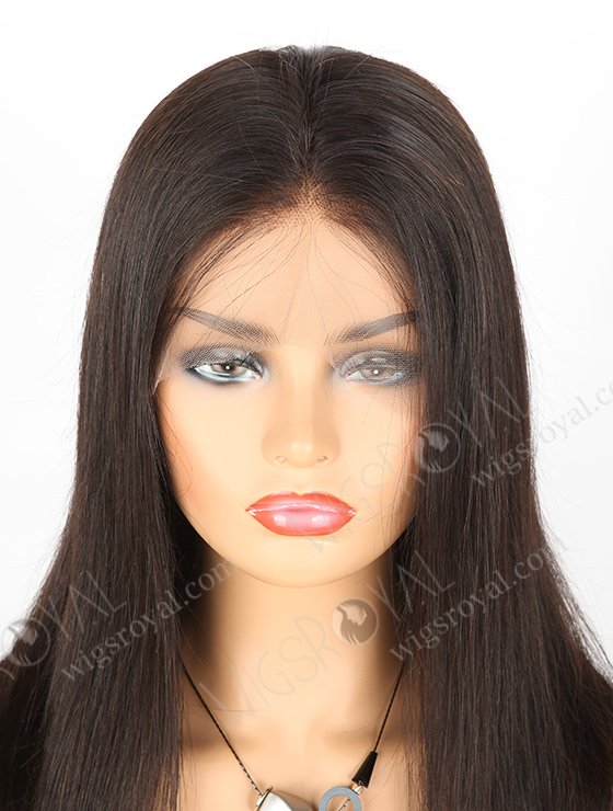 In Stock Indian Remy Hair 16" Straight Natural Color Full Lace Wig FLW-01171-7060