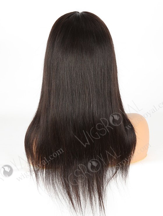 In Stock Indian Remy Hair 16" Straight Natural Color Full Lace Wig FLW-01171-7063
