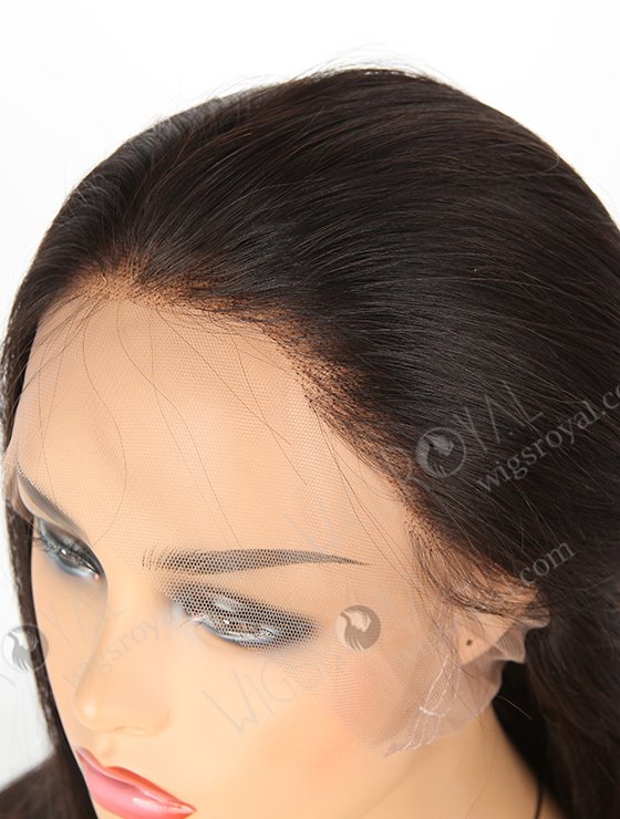 In Stock Indian Remy Hair 16" Straight Natural Color Full Lace Wig FLW-01171-7066