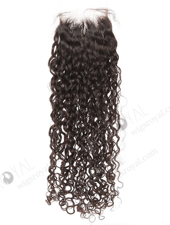 In Stock Indian Remy Hair 20" Loose Pixie Curl Natural Color Top Closure STC-392-6951