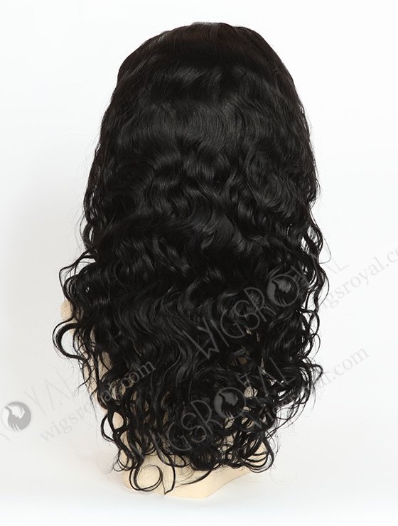 Full Lace Wigs With Baby Hair On Sale Human Hair 16" Very Wavy 25mm 1# Color FLW-01202-7091