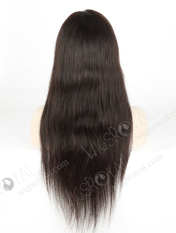 In Stock Indian Remy Hair 22" Straight Natural Color Full Lace Wig FLW-01623-7498