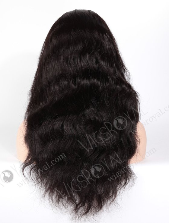 In Stock Indian Remy Hair 18" Natural Wave 1b# Color Full Lace Wig FLW-01417-7300