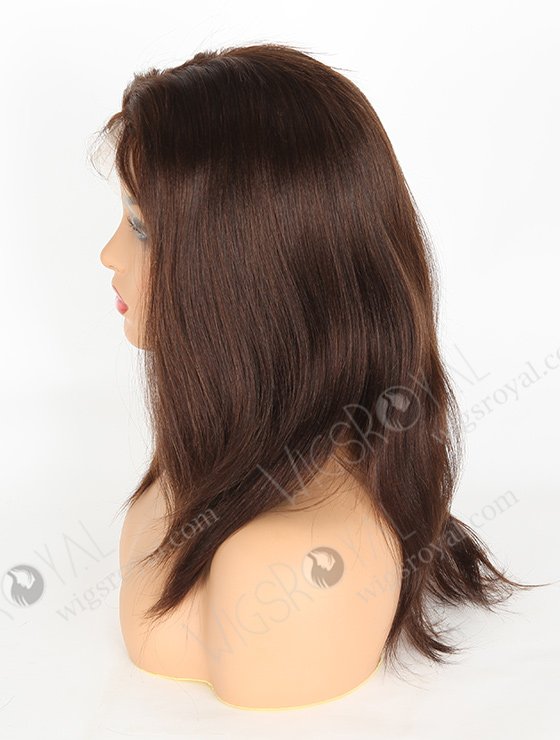 High Quality Full Lace Wigs Human Hair 14" Yaki 2/4# evenly blended FLW-01163-7045