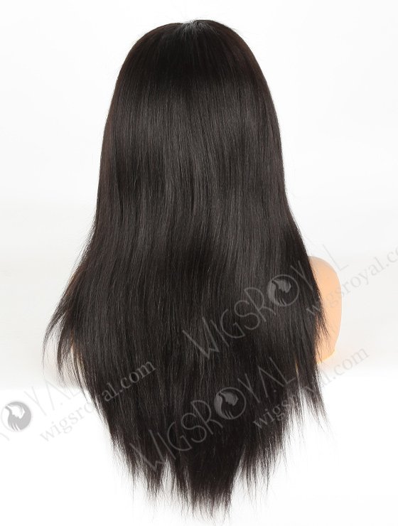 In Stock Indian Remy Hair 18" Yaki 1b# Color Full Lace Wig FLW-01416-7288