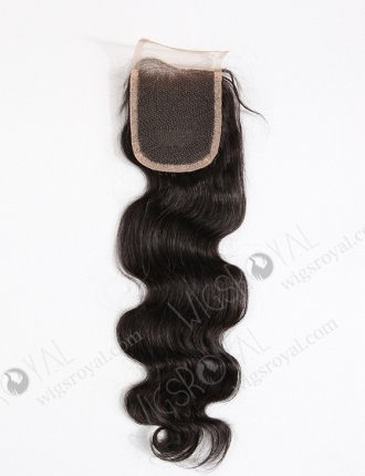 In Stock Indian Remy Hair 16" Body Wave #1B Color Top Closure STC-66