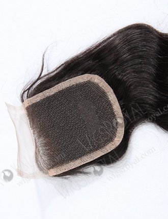 In Stock Indian Remy Hair 16" Body Wave #1B Color Top Closure STC-66