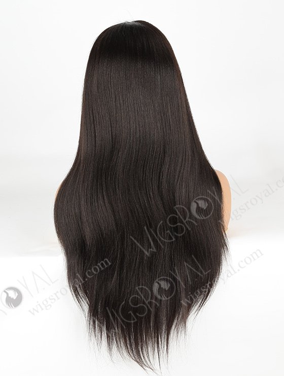 In Stock Indian Remy Hair 20" Yaki 1b# Color Full Lace Wig FLW-01597-7455