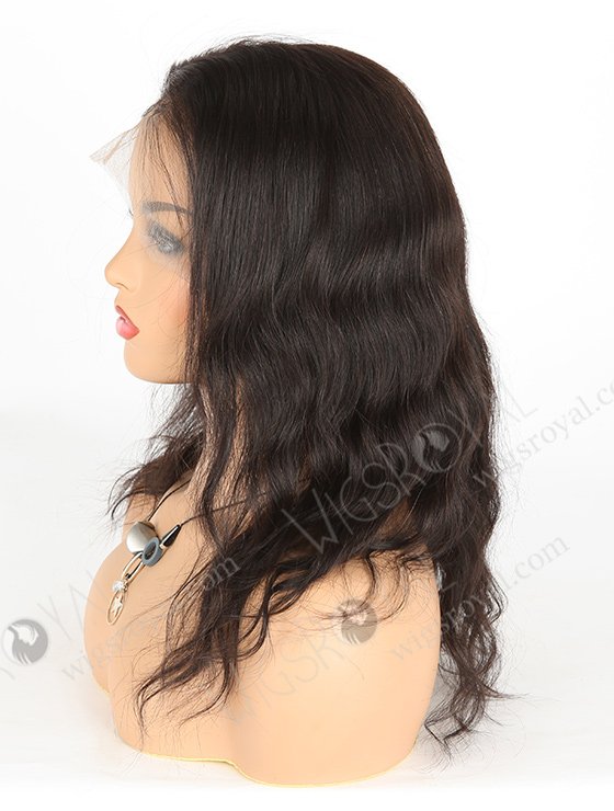In Stock Indian Remy Hair 12" Natural Straight Natural Color Full Lace Wig FLW-01006-6985