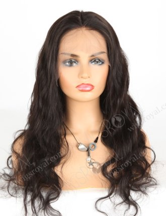In Stock Indian Remy Hair 22" Body Wave Natural Color Full Lace Wig FLW-01631