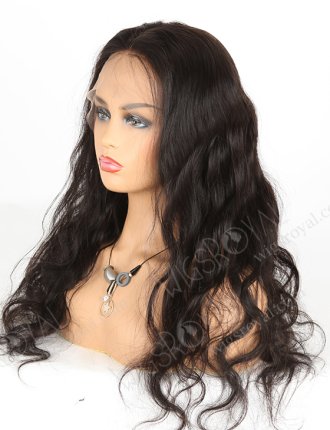 In Stock Indian Remy Hair 22" Body Wave Natural Color Full Lace Wig FLW-01631