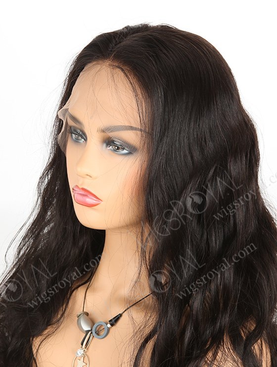 In Stock Indian Remy Hair 22" Body Wave Natural Color Full Lace Wig FLW-01631-7511