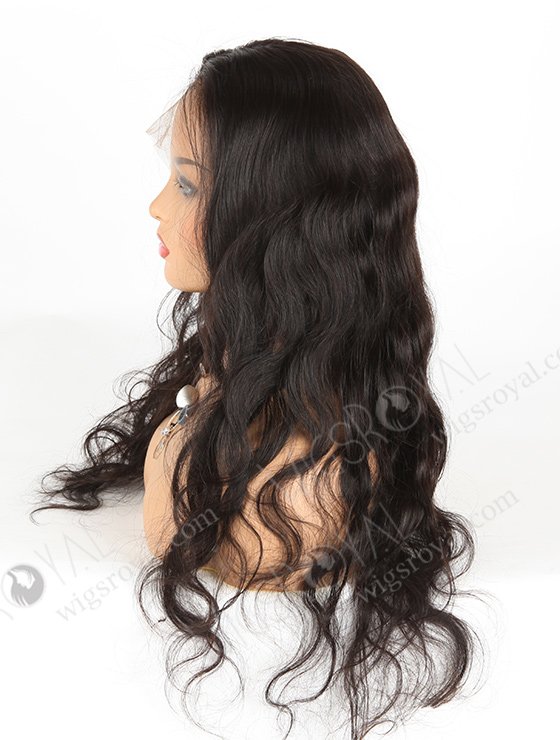 In Stock Indian Remy Hair 22" Body Wave Natural Color Full Lace Wig FLW-01631-7510