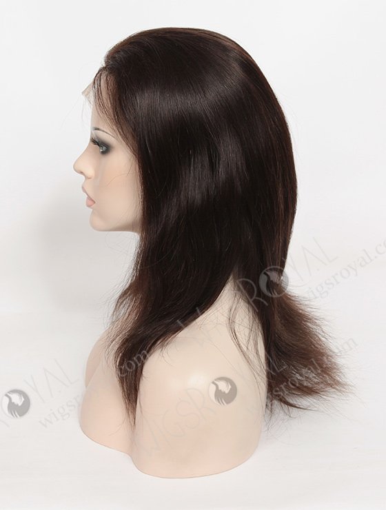 In Stock Indian Remy Hair 14" Straight Natural Color Full Lace Wig FLW-01061-7007