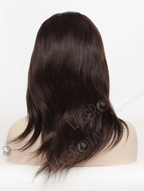 In Stock Indian Remy Hair 14" Straight Natural Color Full Lace Wig FLW-01061-7010