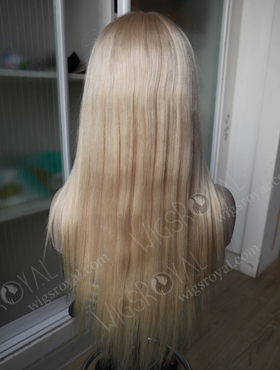 European Hair White Color Silk Top Wig WR-ST-032-6931