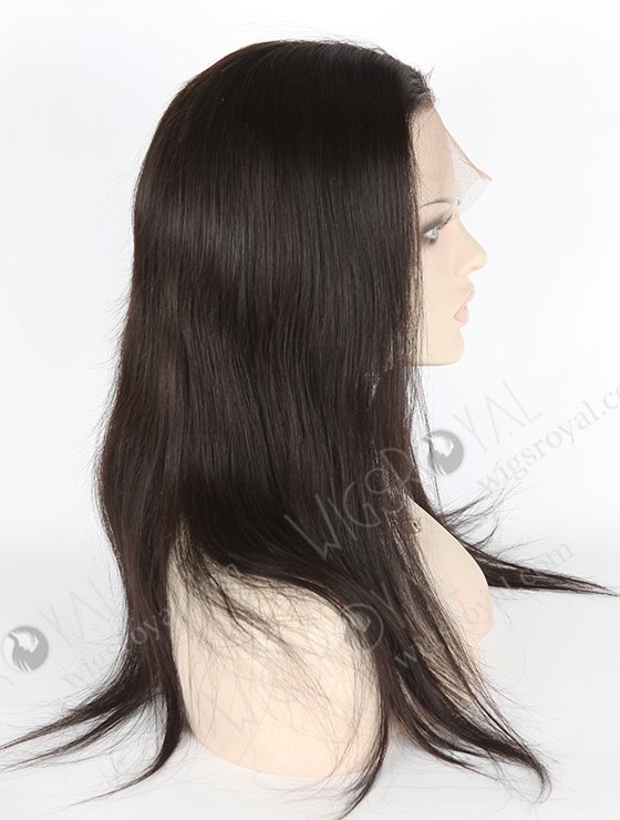 In Stock Indian Remy Hair 18" Straight Natural Color Full Lace Wig FLW-01354-7160