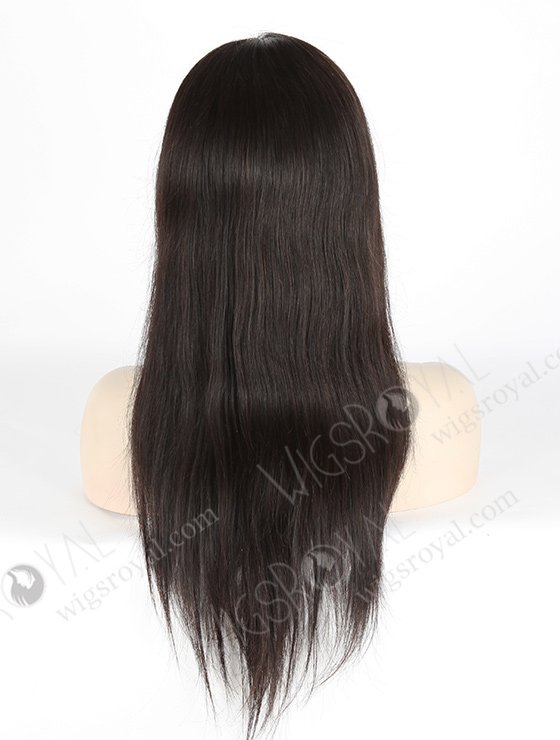 In Stock Indian Remy Hair 18" Straight Natural Color Full Lace Wig FLW-01354-7159
