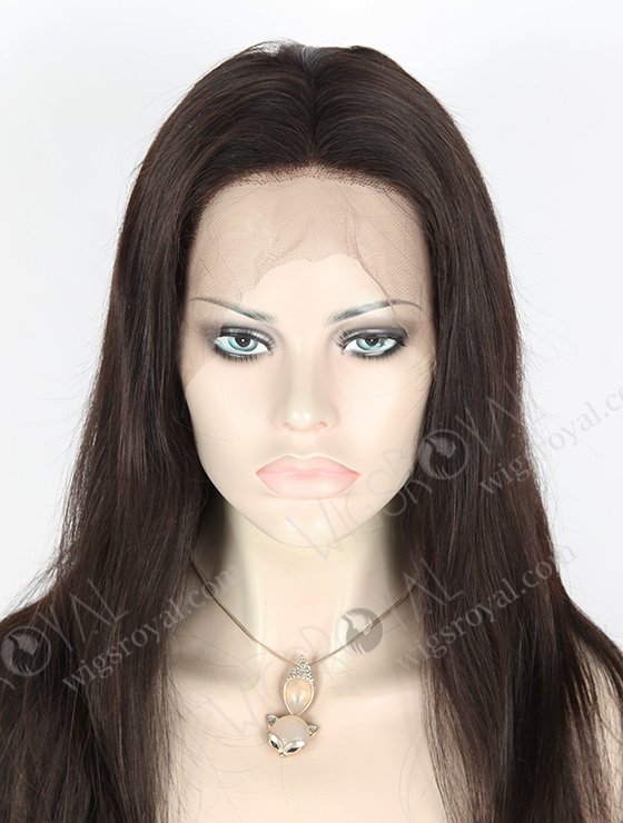 In Stock Indian Remy Hair 20" Straight Natural Color Full Lace Wig FLW-01555-7365
