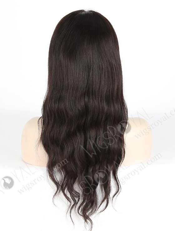 Natural Hairline Full Lace Human Hair Wig Indian Remy Hair 18" Natural Straight Natural Color FLW-01342-7171