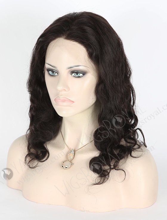 Bleached Knots Full Lace Wigs 16" Body Wave 1b# Color FLW-01250-7105