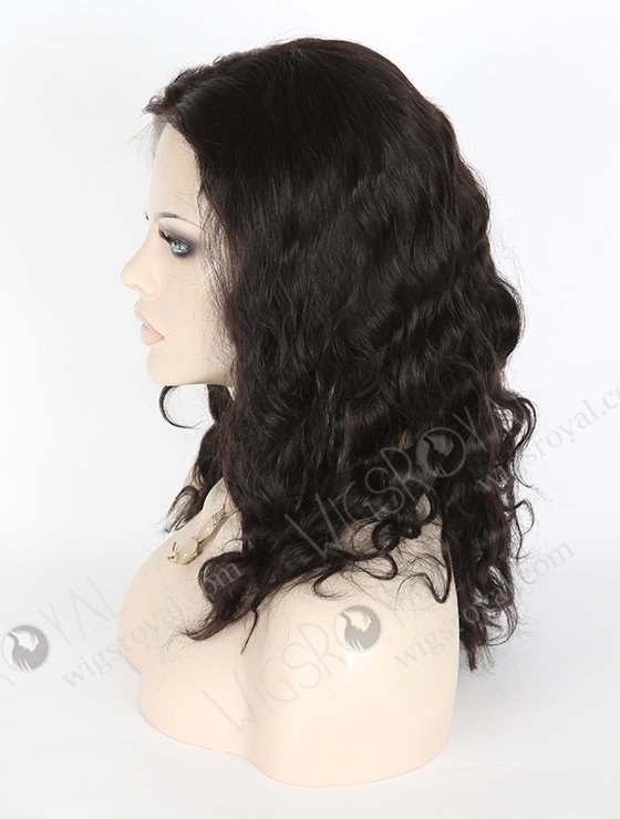 Online Wig Store Sell 16" Body Wave 1b# Color Human Hair Wigs Online FLW-01237-7096
