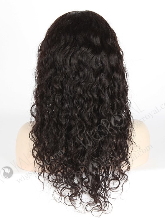 In Stock Indian Remy Hair 18" Very Wavy 25mm Natural Color Full Lace Wig FLW-01364-7253