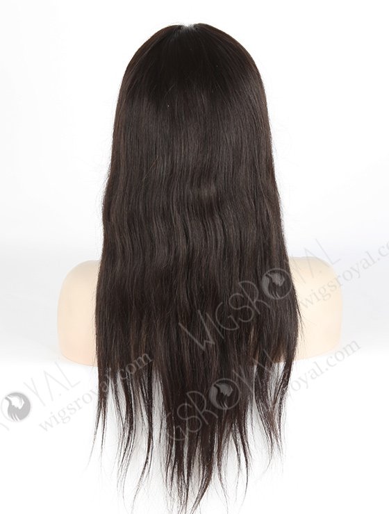 In Stock Indian Remy Hair 18" Straight Natural Color Full Lace Wig FLW-01360-7180