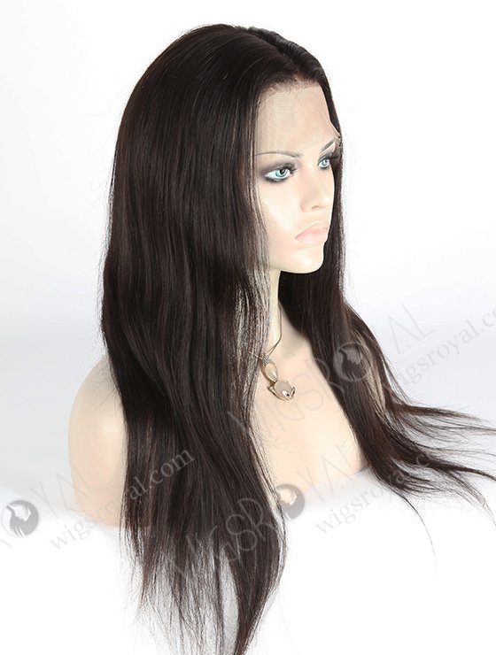 In Stock Indian Remy Hair 20" Straight Natural Color Full Lace Wig FLW-01550-7346