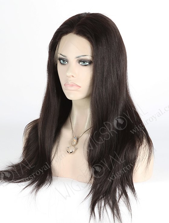 In Stock Indian Remy Hair 18" Straight 1b# Color Full Lace Wig FLW-01414-7275