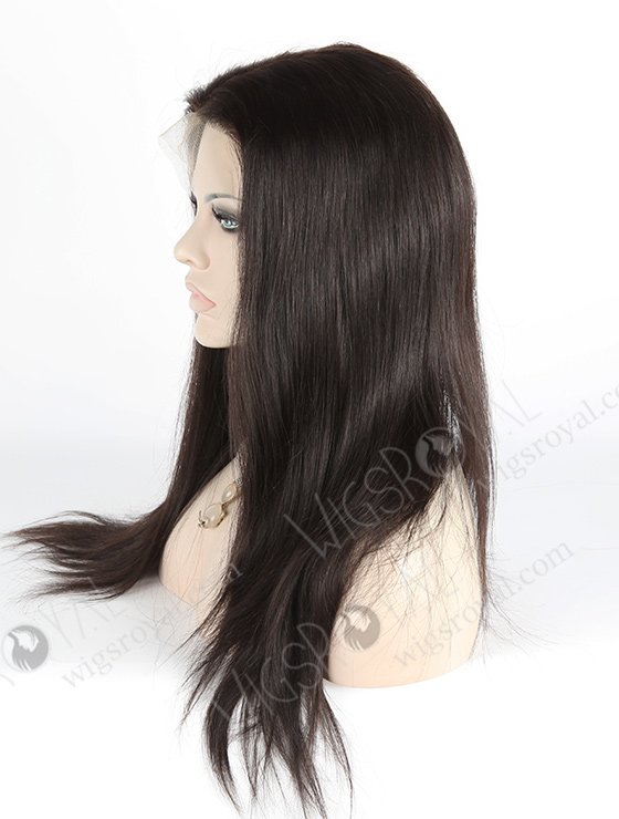 In Stock Indian Remy Hair 18" Straight 1b# Color Full Lace Wig FLW-01414-7278