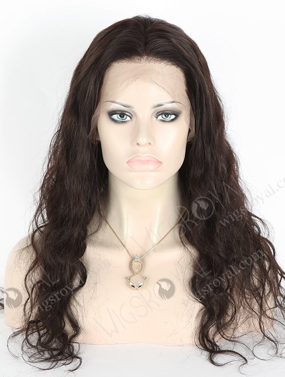 In Stock Indian Remy Hair 20" Natural Wave Natural Color Full Lace Wig FLW-01557-7377