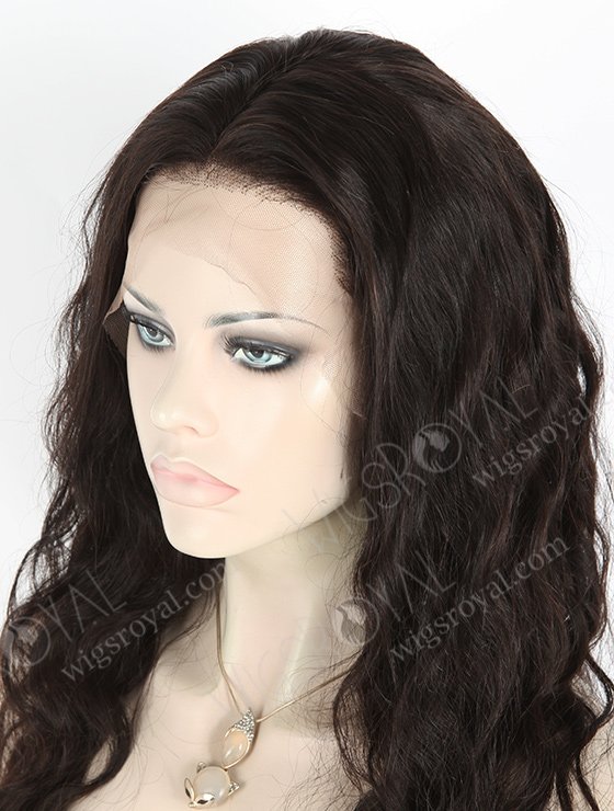 In Stock Indian Remy Hair 20" Natural Wave Natural Color Full Lace Wig FLW-01557-7380