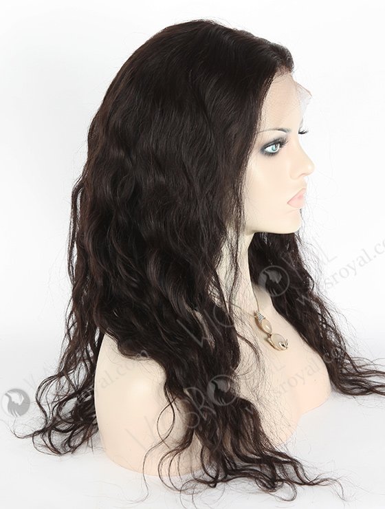 In Stock Indian Remy Hair 20" Natural Wave Natural Color Full Lace Wig FLW-01557-7382