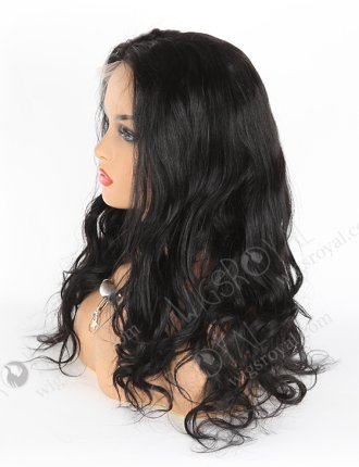In Stock Indian Remy Hair 20" Big Curl 1# Color Full Lace Wig FLW-01580