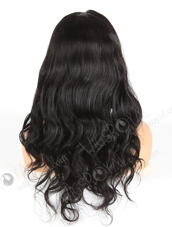 In Stock Indian Remy Hair 20" Big Curl 1# Color Full Lace Wig FLW-01580-7433